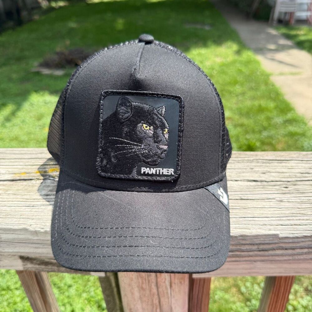 The Farm Goorin Bros Black Panther Trucker Hat Snapback